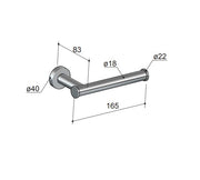Hotbath Toiletrolhouder
