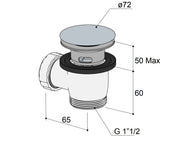 Hotbath Mate Klikplug tbv bad