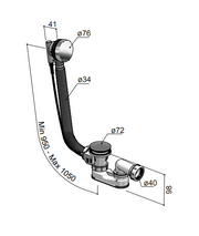 Hotbath Mate Badoverloop verlengd