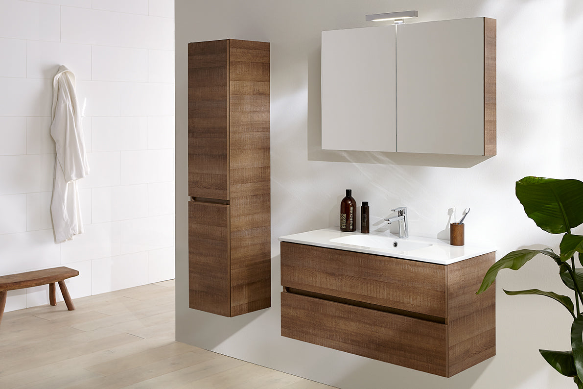 Primabad Third Edition badmeubelset 101 cm met spiegel
