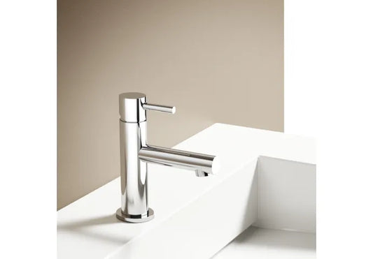 Wastafelmengkraan Hotbath Buddy 1-hendel Recht 14 cm Chroom