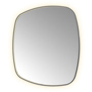 Hotbath Spiegel in aluminium frame / contour incl direct & indirect LED, spiegelverwarming, color changing, dimbaar, dottless, met afstandsbediening