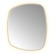 Hotbath Spiegel in aluminium frame / contour incl direct & indirect LED, spiegelverwarming, color changing, dimbaar, dottless, met afstandsbediening