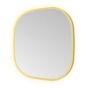 Hotbath Spiegel in aluminium frame / contour incl indirect LED, color changing, dimbaar, dottless, met afstandsbediening