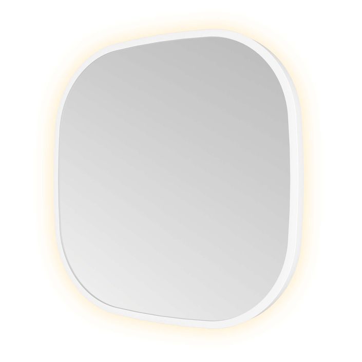 Hotbath Spiegel in aluminium frame / contour incl indirect LED, color changing, dimbaar, dottless, met afstandsbediening