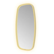 Hotbath Spiegel in aluminium frame / contour incl direct & indirect LED, spiegelverwarming, color changing, dimbaar, dottless, met afstandsbediening