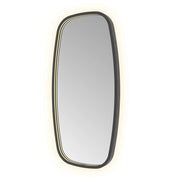 Hotbath Spiegel in aluminium frame / contour incl direct & indirect LED, spiegelverwarming, color changing, dimbaar, dottless, met afstandsbediening