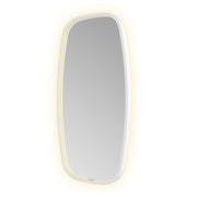 Hotbath Spiegel in aluminium frame / contour incl direct & indirect LED, spiegelverwarming, color changing, dimbaar, dottless, met afstandsbediening