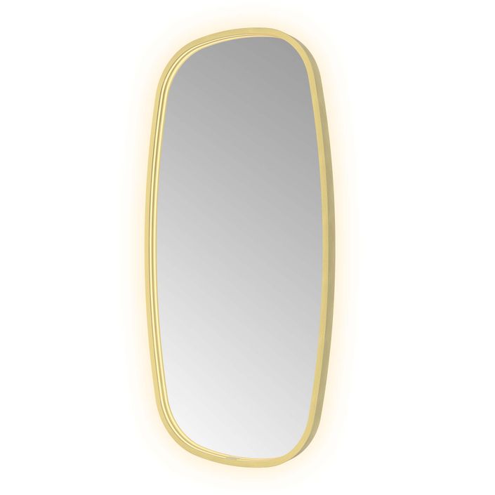 Hotbath Spiegel in aluminium frame / contour incl direct & indirect LED, spiegelverwarming, color changing, dimbaar, dottless, met afstandsbediening