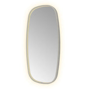 Hotbath Spiegel in aluminium frame / contour incl direct & indirect LED, spiegelverwarming, color changing, dimbaar, dottless, met afstandsbediening