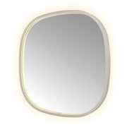 Hotbath Spiegel in aluminium frame / contour incl direct & indirect LED, spiegelverwarming, color changing, dimbaar, dottless, met afstandsbediening