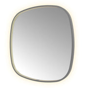 Hotbath Spiegel in aluminium frame / contour incl direct & indirect LED, spiegelverwarming, color changing, dimbaar, dottless, met afstandsbediening