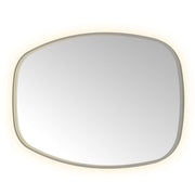 Hotbath Spiegel in aluminium frame / contour incl direct & indirect LED, spiegelverwarming, color changing, dimbaar, dottless, met afstandsbediening