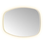 Hotbath Spiegel in aluminium frame / contour incl direct & indirect LED, spiegelverwarming, color changing, dimbaar, dottless, met afstandsbediening