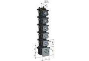 Hotbath Mate High Flow thermostaat met 1 stopkraan - MHF011GN