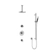 Hotbath Cobber IBS20 Inbouw Doucheset – 2 stopkranen, 15 cm plafondbuis en glijstang