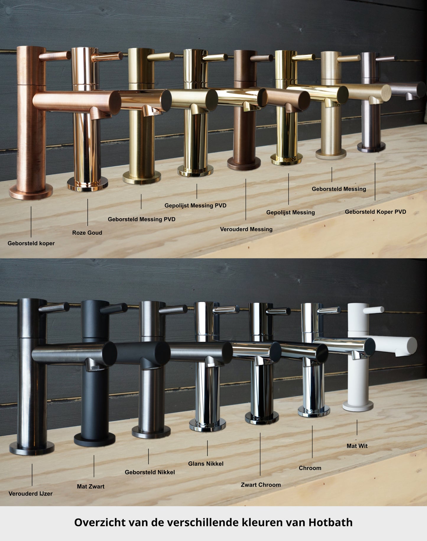 Hotbath Cobber Complete thermostatische douche InBouwSet Cobber met 2 pushbuttons