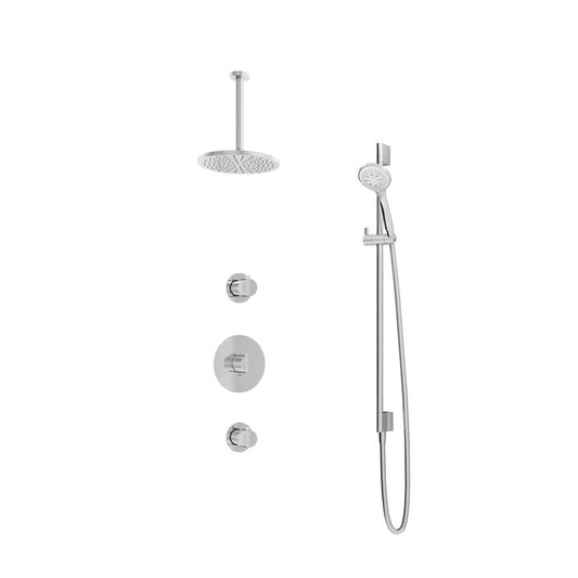 Hotbath Cobber IBS Cobber 007BBP 2 stopkranen BBP 3-standen handdouche plafondbuis glijstang