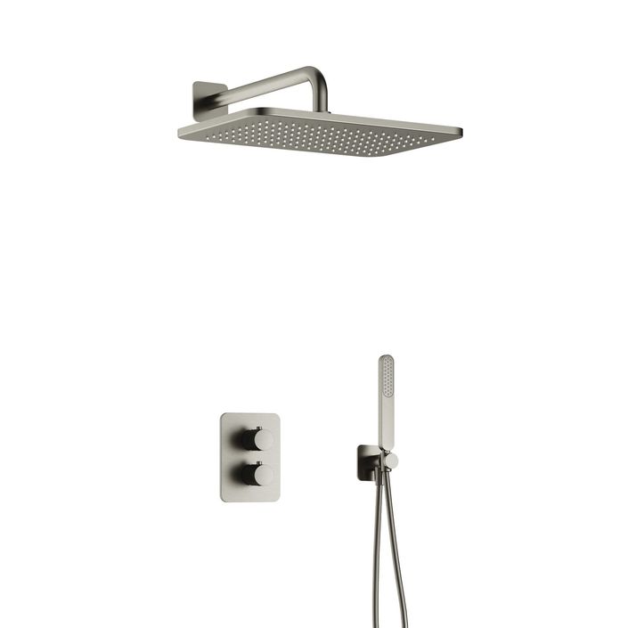 Hotbath Gal Complete thermostatische douche InBouw Set Gal met 2-weg stop-omstel met GL106