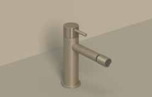 IVY Nexus Afbouwdeel eenhendel bidetmengkraan met houder, slang en push button handdouche, coldstart