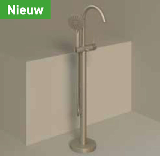 IVY Nexus Badmengkraan vrijstaand met draaibare uitloop, slang en 3 standen handdouche
