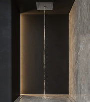 Hotbath Mate M148 inbouw hoofddouche vierkant 38x38 cm met waterpilaar