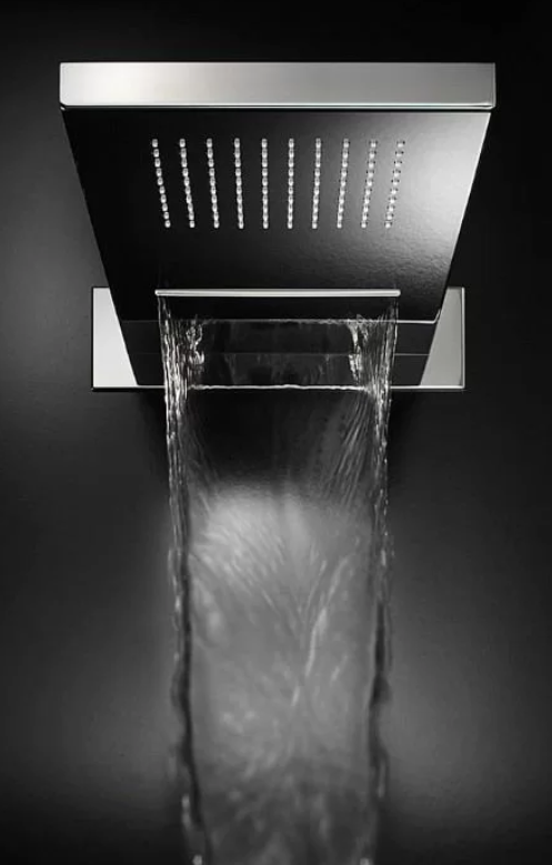Hotbath Mate Opbouw hoofddouche wandmodel met cascade