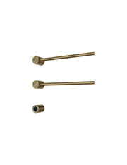 Hotbath set van 2 rails RARH50 ROUND met separate schakelaar en inbouw element