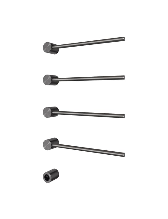 Hotbath &More Rails RARH50 Round handdoekwarmerset 50cm/80cm - 4 stangen