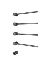Hotbath &More Rails RARH50 Round handdoekwarmerset 50cm/80cm - 4 stangen - RARH50-4BGP