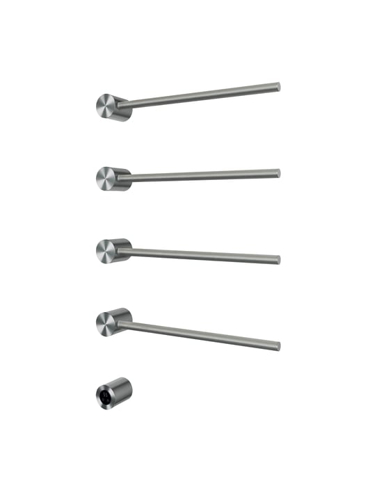 Hotbath &More Rails RARH50 Round handdoekwarmerset 50cm/80cm - 4 stangen