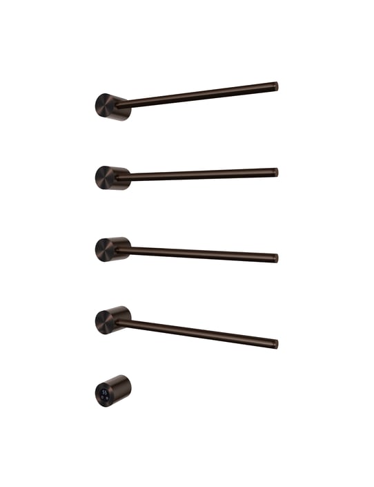 Hotbath &More Rails RARH50 Round handdoekwarmerset 50cm/80cm - 4 stangen