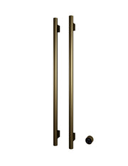 Hotbath set van 2 rails RARV135 ROUND135 cm met separate schakelaar en inbouw element