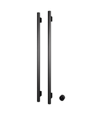 Hotbath set van 2 rails RARV135 ROUND135 cm met separate schakelaar en inbouw element
