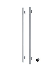 Hotbath set van 2 rails RARV135 ROUND135 cm met separate schakelaar en inbouw element