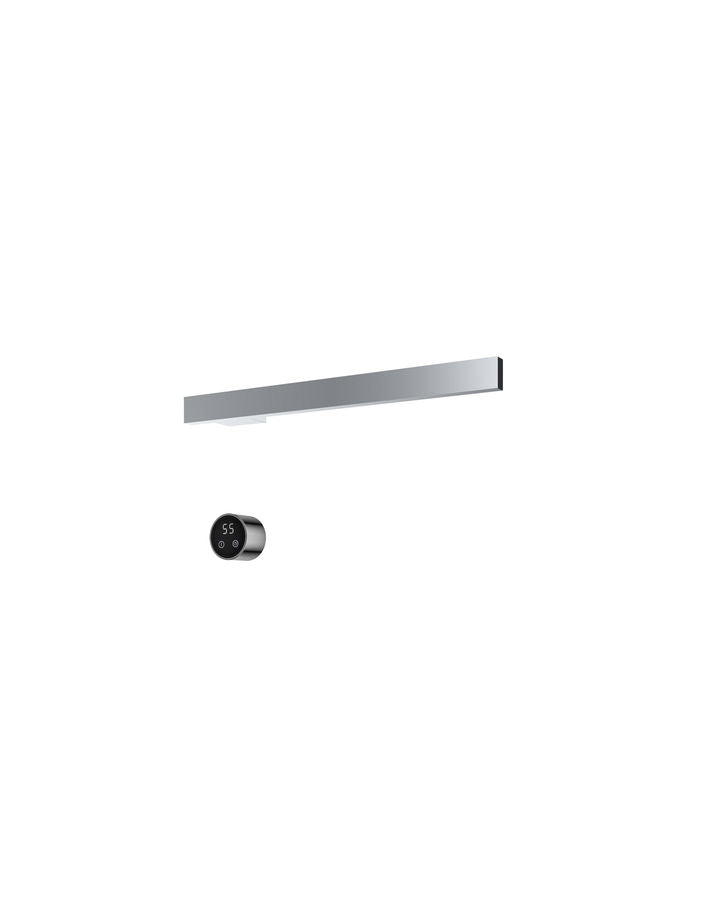 Hotbath set van 1 rails RAS50 SQUARE met separate schakelaar en inbouw element