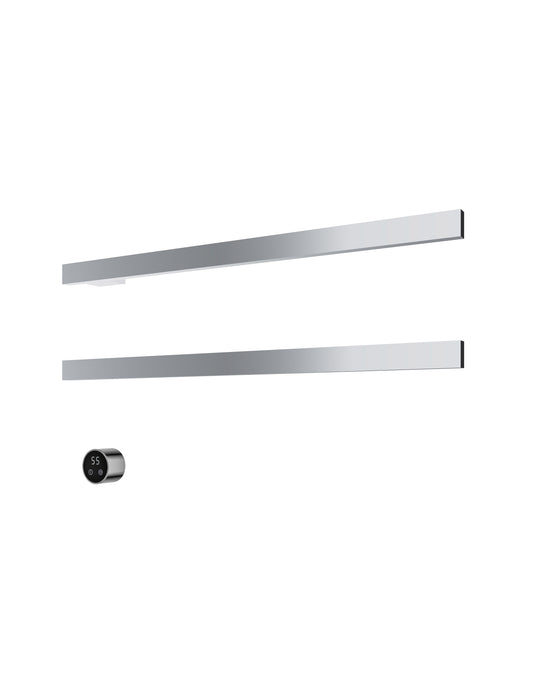 Hotbath set van 2 rails RAS50 SQUARE met separate schakelaar en inbouw element
