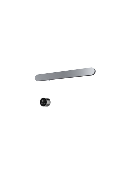 Hotbath set van 1 rails RASS50 SOFT SQUARE met separate schakelaar en inbouw element