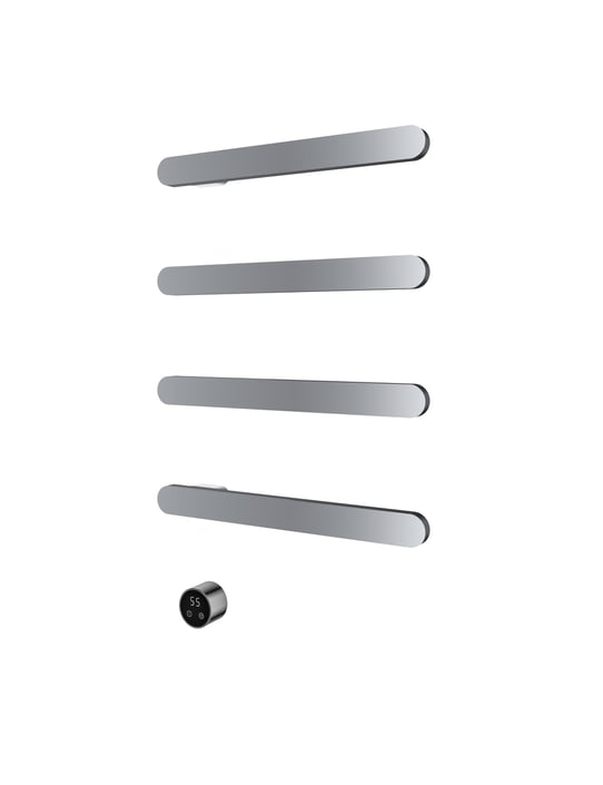 Hotbath &More Rails RASS50 Soft Square handdoekwarmerset 50cm/80cm- 4 stangen