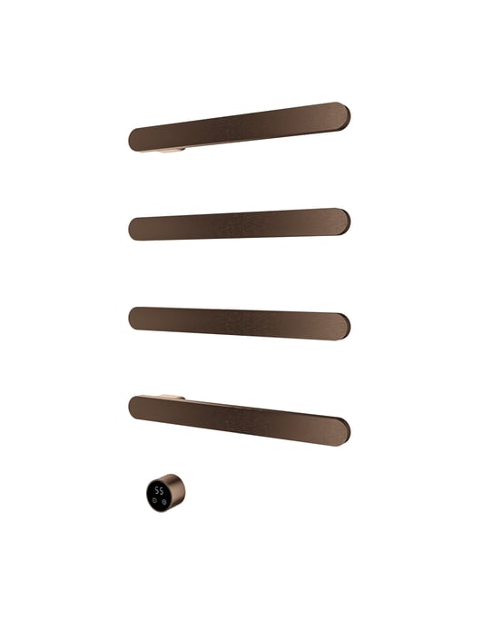 Hotbath &More Rails RASS50 Soft Square handdoekwarmerset 50cm/80cm- 4 stangen