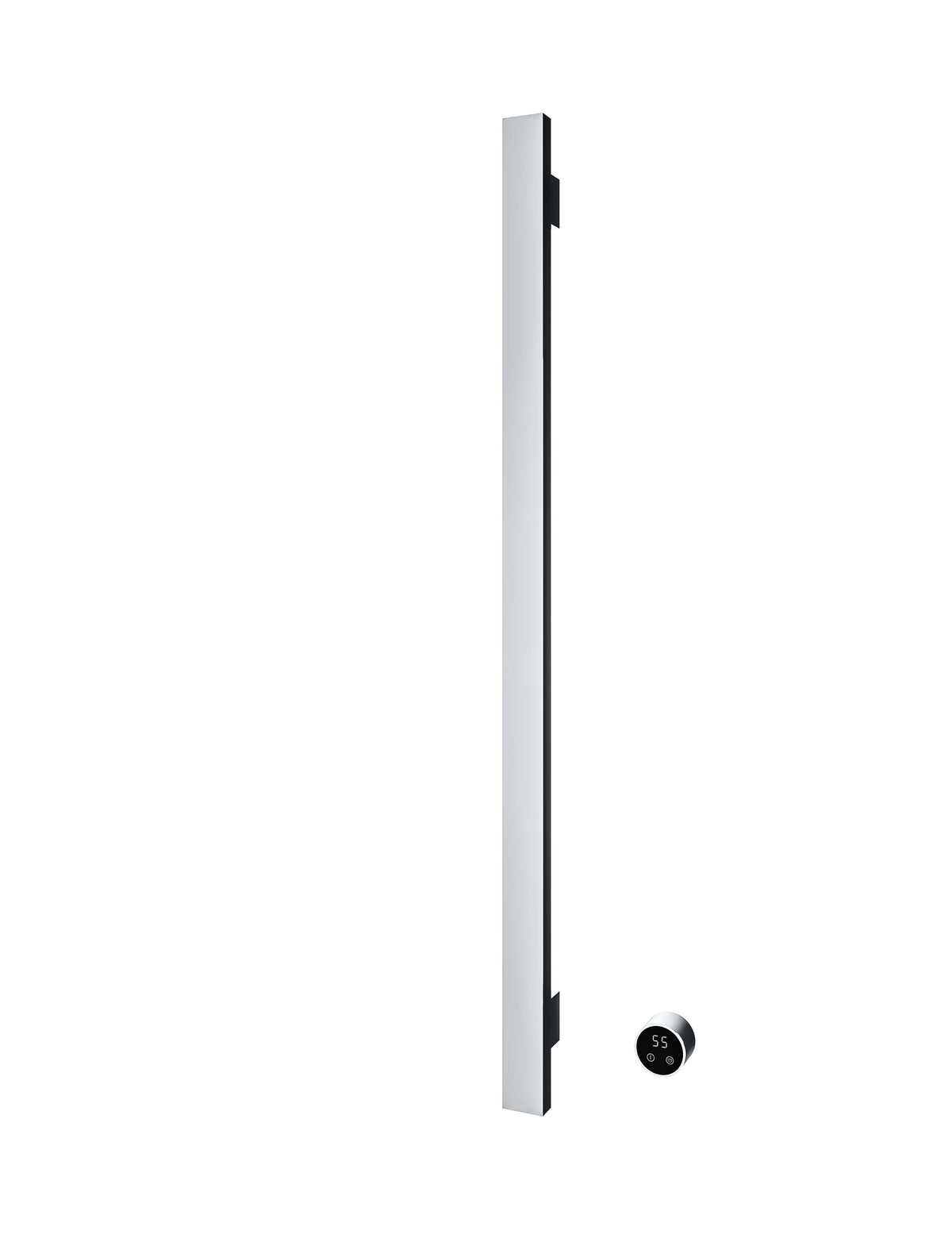 Hotbath set van 1 rails RASV135 SQUARE135 cm met separate schakelaar en inbouw element