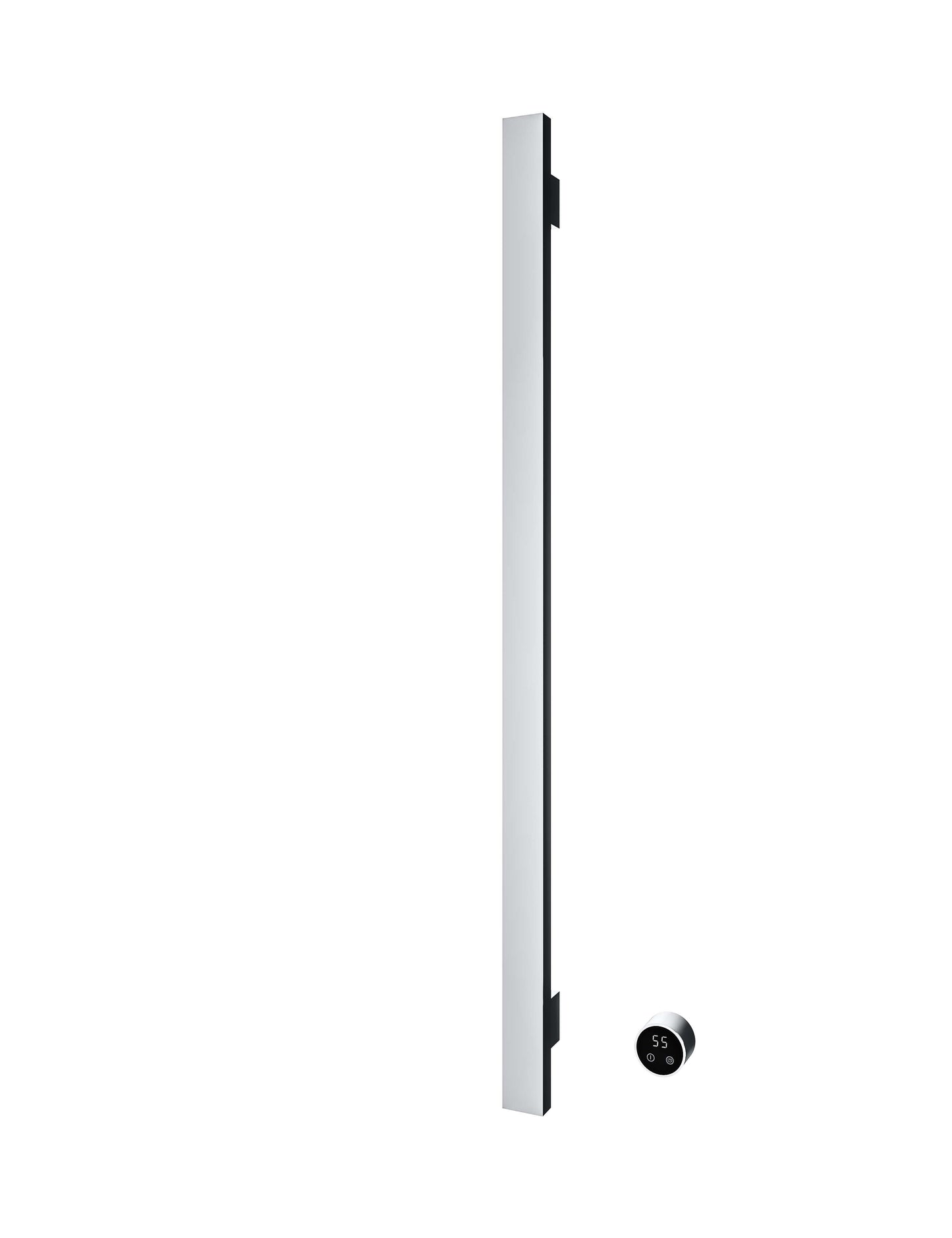 Hotbath set van 1 rails RASV135 SQUARE135 cm met separate schakelaar en inbouw element