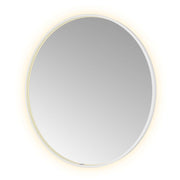 Hotbath Spiegel in aluminium frame / round incl direct & indirect LED, spiegelverwarming, color changing, dimbaar, dottless, met afstandsbediening