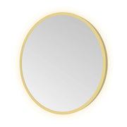 Hotbath Spiegel in aluminium frame / round incl indirect LED, color changing, dimbaar, dottless, met afstandsbediening