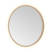 Hotbath Spiegel in aluminium frame / round incl indirect LED, color changing, dimbaar, dottless, met afstandsbediening