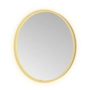Hotbath Spiegel in aluminium frame / round incl direct & indirect LED, spiegelverwarming, color changing, dimbaar, dottless, met afstandsbediening