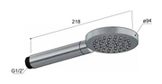 Hotbath M355 ronde messing handdouche
