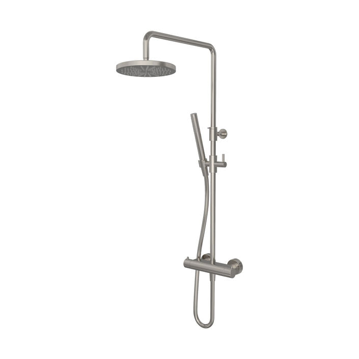 SDS Buddy GN 25cm hoofddouche geborsteld nikkel