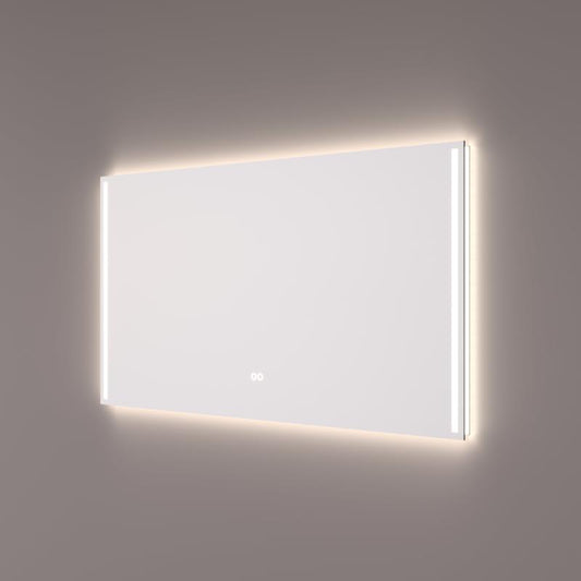 HIPP Design Voorraad spiegel met verticale LED banen en indirecte LED verlichting rondom - SPV 12000