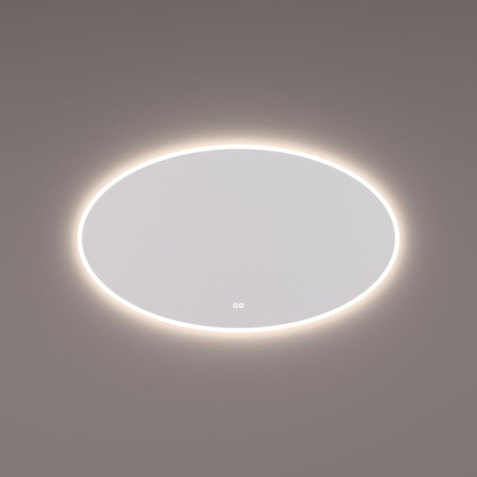 HIPP Design Voorraad spiegel ovaal met directe en indirecte LED verlichting rondom - SPV 13800